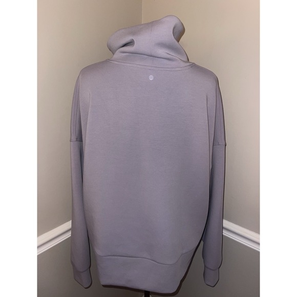 Calia Soft Scuba Funnel Neck Sweatshirt Metal Lily Womens XXL - Picture 4 of 5